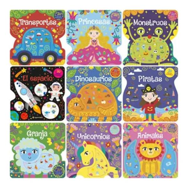 Jardín stickers acolchaditos
