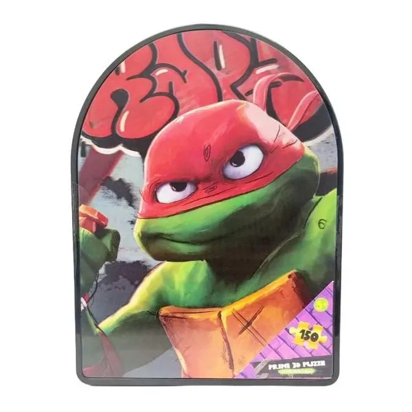 Puzzle 3d tortugas ninjas - raphael en lata x150 pcs