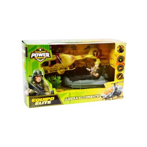 Set de vehiculos militares 4 piezas en caja 25x15x9 cm