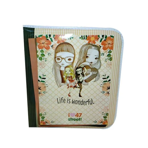 Carpeta escolar cyb con cierre pvc 47 street