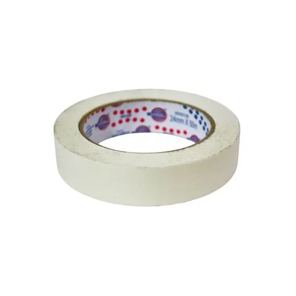 Cinta de papel adhesiva 24mmx50 mts x unidad eurocel
