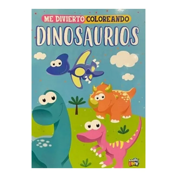 Me divierto coloreando dinosaurios