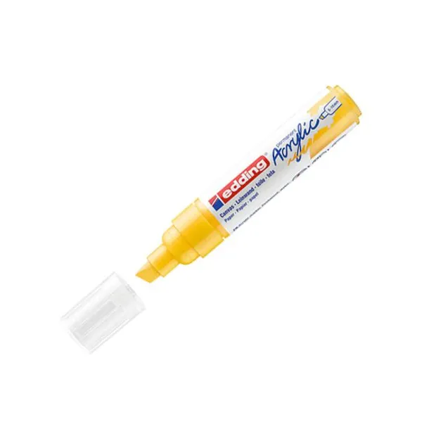 Marcador Edding 5000 perm.acrílico 10 mmamarillo señal
