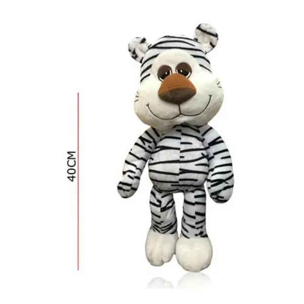 Tigre marron y blanco 40 cm