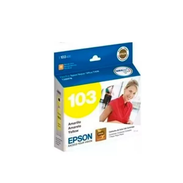Cartucho Epson orig.t103420-al amarillo t40w/tx600f w