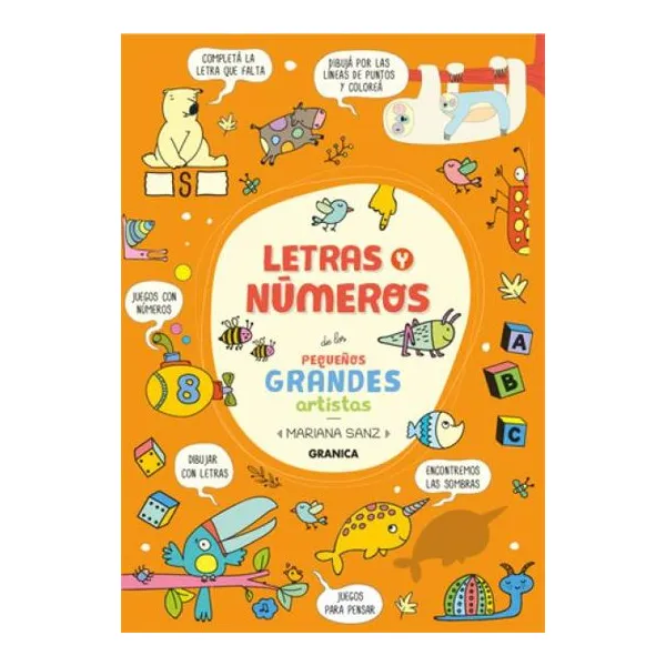 Letras y números de los pequeños grandes artistas
