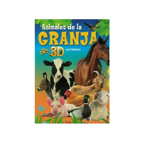 Libro artemisa col.libros 3d - animales de la granja