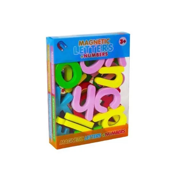 Set de letras magneticas minusculas 3.5 cm 26 piezas en caja 9x12x2 cm