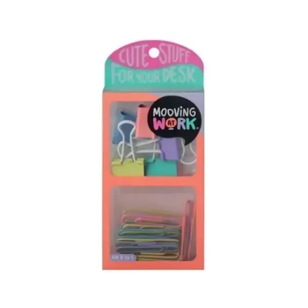 Kit Mooving maw neon 2 en 1 orange aprietapapel + clip