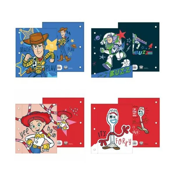Carpeta n.° 3 dos tapas pvc x unidad modelo surtidos toy story