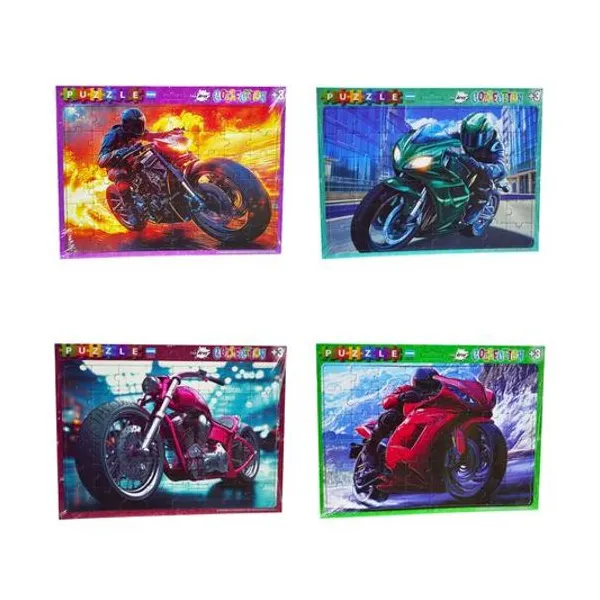 Puzzle motos 48 piezas 29x22 cm x unidad modelos surtidos inkdrop