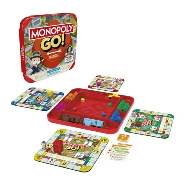 Hasbro family monopoly - juego go! landmark rush