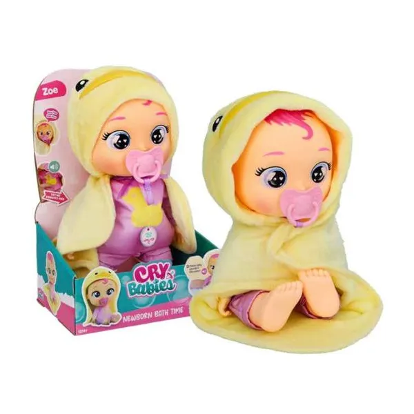 Cry babies newborn bath time zoe 26 cm