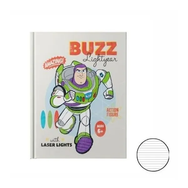 Cuaderno 14.8x21 cm rayado 64 hojas tapa dura toy story x1 modelos surtidos