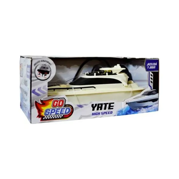 Lancha a radio control en caja 26x11x13 cm