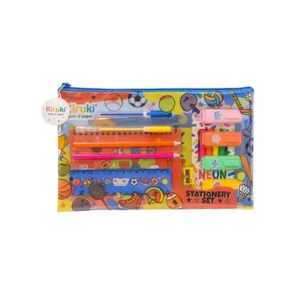 Set de papeleria kiruki sports