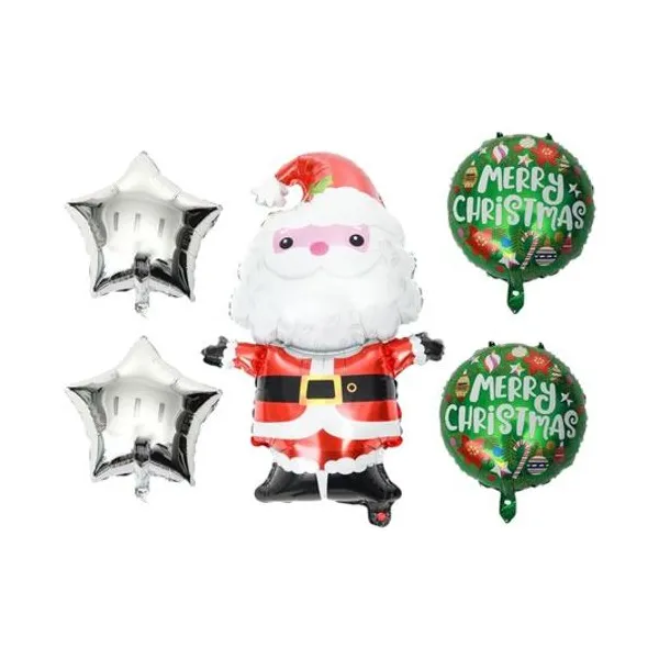 Set de globos papá noel x5 - 89964 2