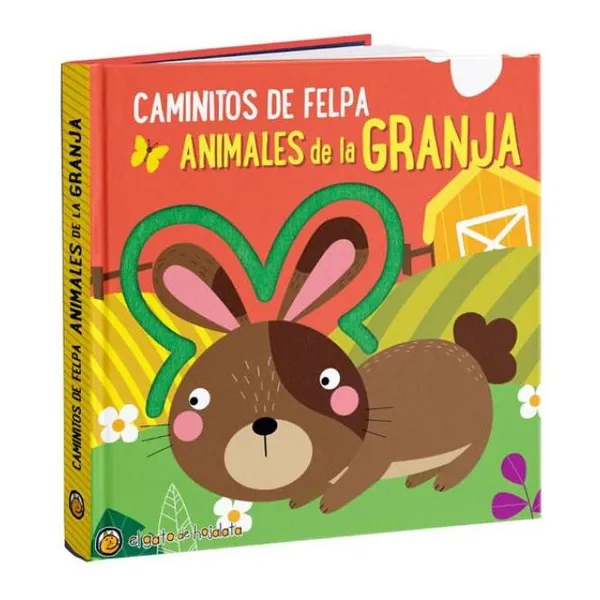 Caminitos de felpa animales de la granja