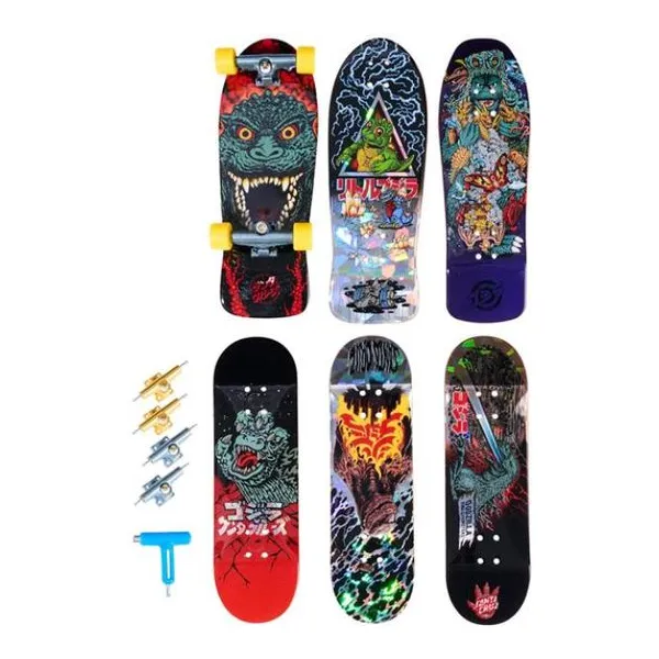 Tech deck pack x6 patinetas para dedos con accesorios- modelos surtidos