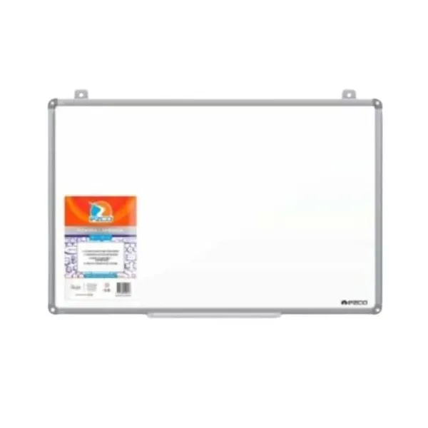 Pizarra lamin.blanca Ezco 90 x120 cmcon borde aluminio