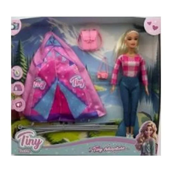 Muñeca Tiny camping 34 32 cm