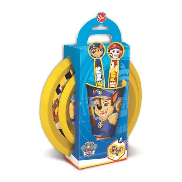 5 piezas -gift box- "paw patrol: chase