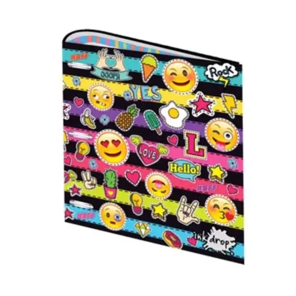 Of.carpeta escolar inkdrop cartone emoticones