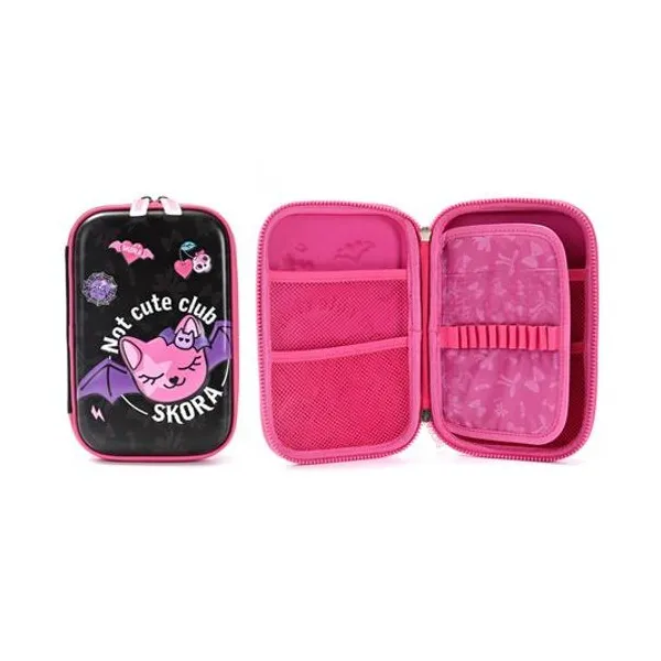 Cartuchera 1 piso gothic not cute club 22x16x4 cm Skora