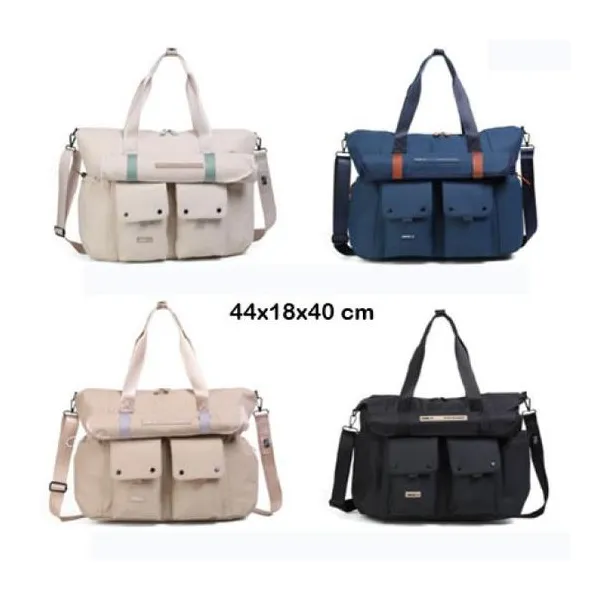 Tote maternity adventure (nude-camel-blue-black)