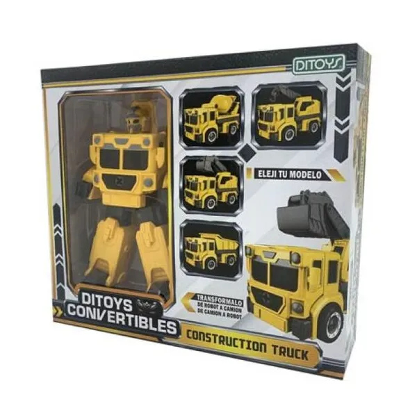 Convertible construction truck