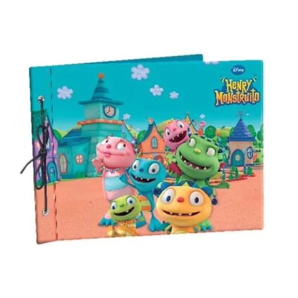Carpeta n.° 5 pvc con cordon henry monstruito