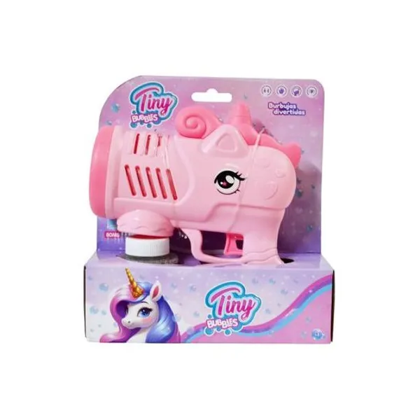 Burbujero a pila unicornio Tiny en caja 20x20x7 cm