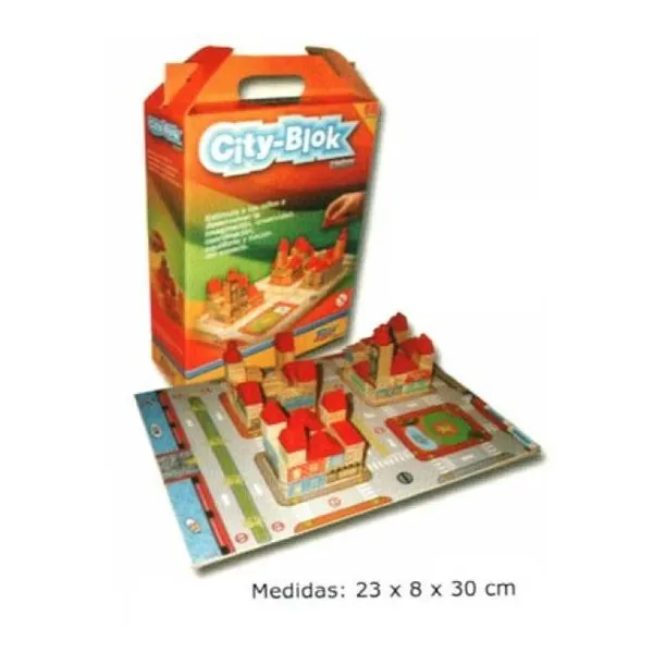 Ciudad de bloques de madera (city blok)