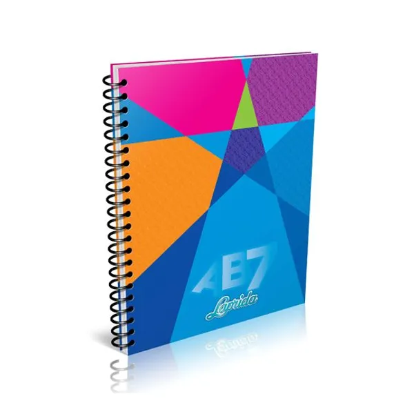 Cuaderno espiral a4 Laprida ab7 tradicional 60 hs.raya