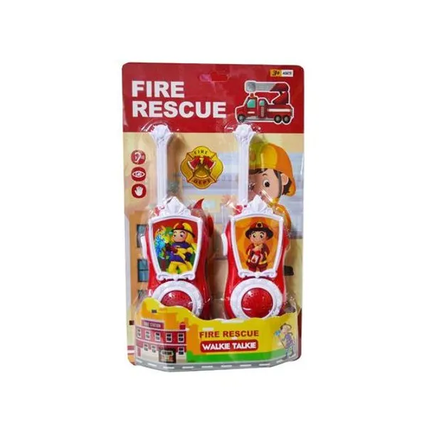 Walkie takie bomberos en blister 19x32 cm
