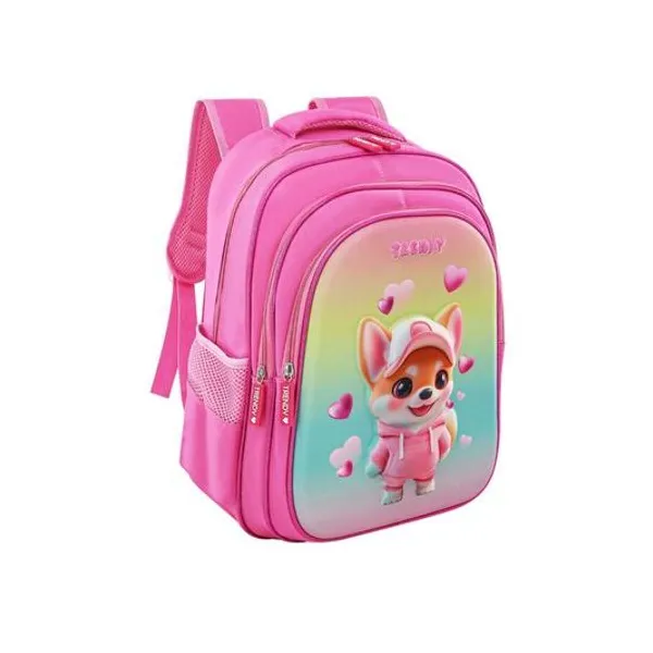 Mochila 16" espalda corgi 3d x unidad Trendy
