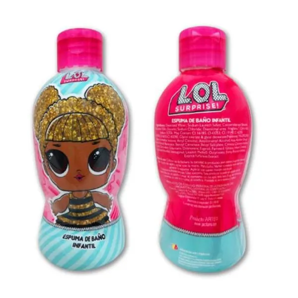 Espuma de baño x250 ml lol 2d