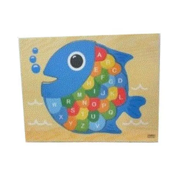 Puzzle de madera pez