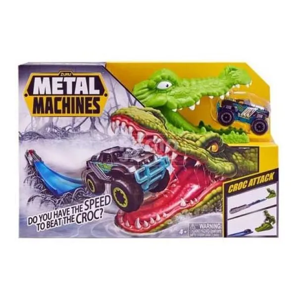 Metal machines playset crocodile