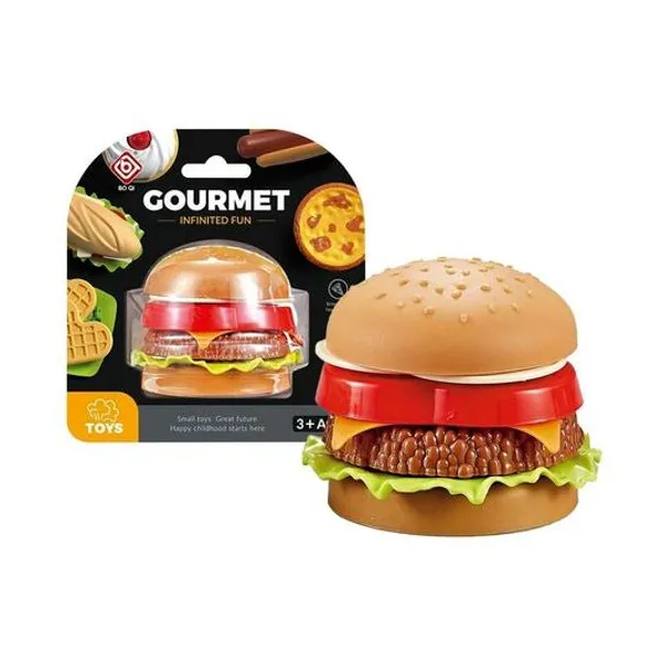 Hamburguesa para armar en blister 13.5x14 cm