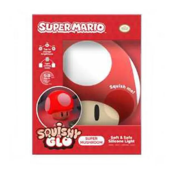 Super mario mushroom squishyglo light