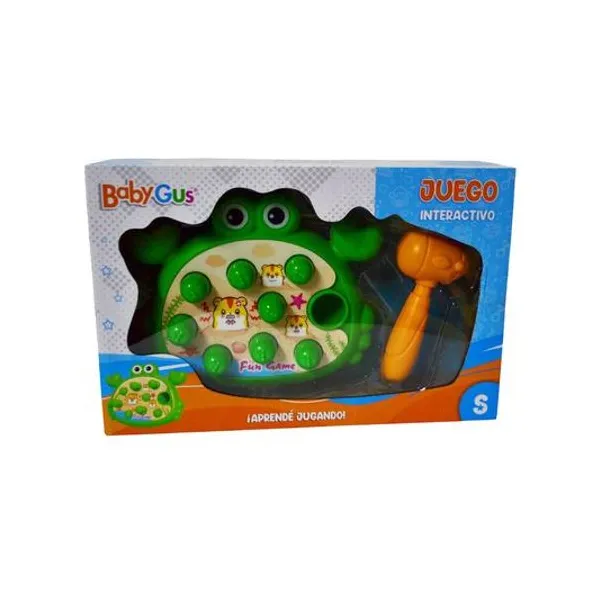 Juego aplasta al cangrejo 20x31x8 cm en caja con visor