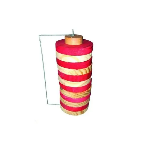 Juego de tejo de pino con gancho 9 cm 13 piezas