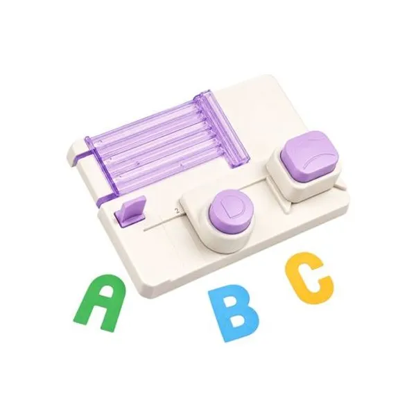 Tablero para fabrica letras y números (3.8/6.4 cm) 15x10 cm en blister asb