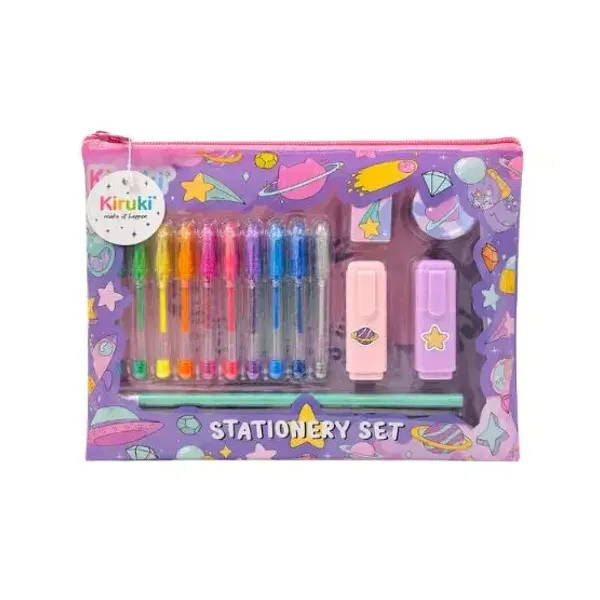 Set de papeleria kiruki space
