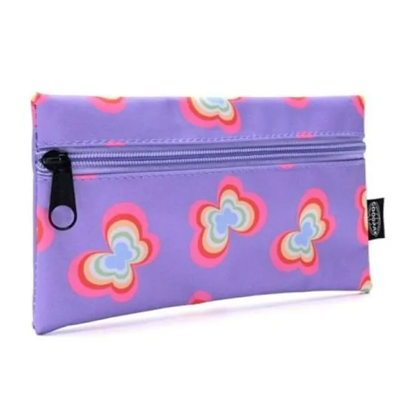 Cartuchera goodpak print mariposa 22 x11.5 cm