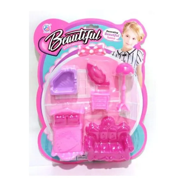 Conjunto de muebles para muñecas 27x21x3 cm
