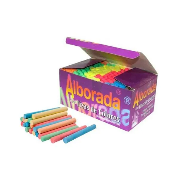 Tiza color caja x144 unidades alborada