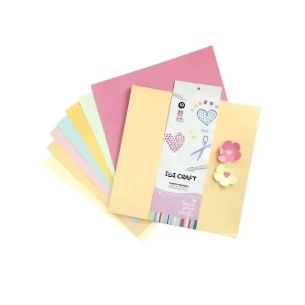 Papel para scrap ibi craft pastel 30 x30 cm160 grsx 35 hjs.