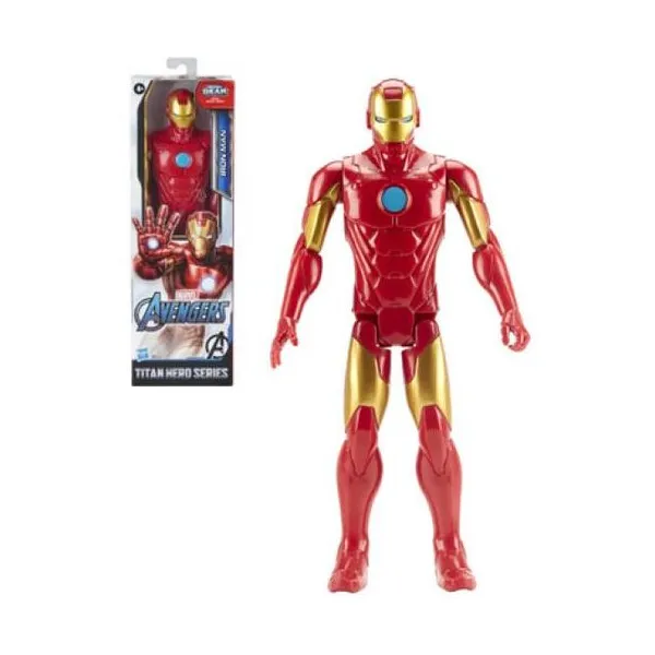 Hasbro Marvel Avengers - figura 29 cm articulado - titan hero series iron man
